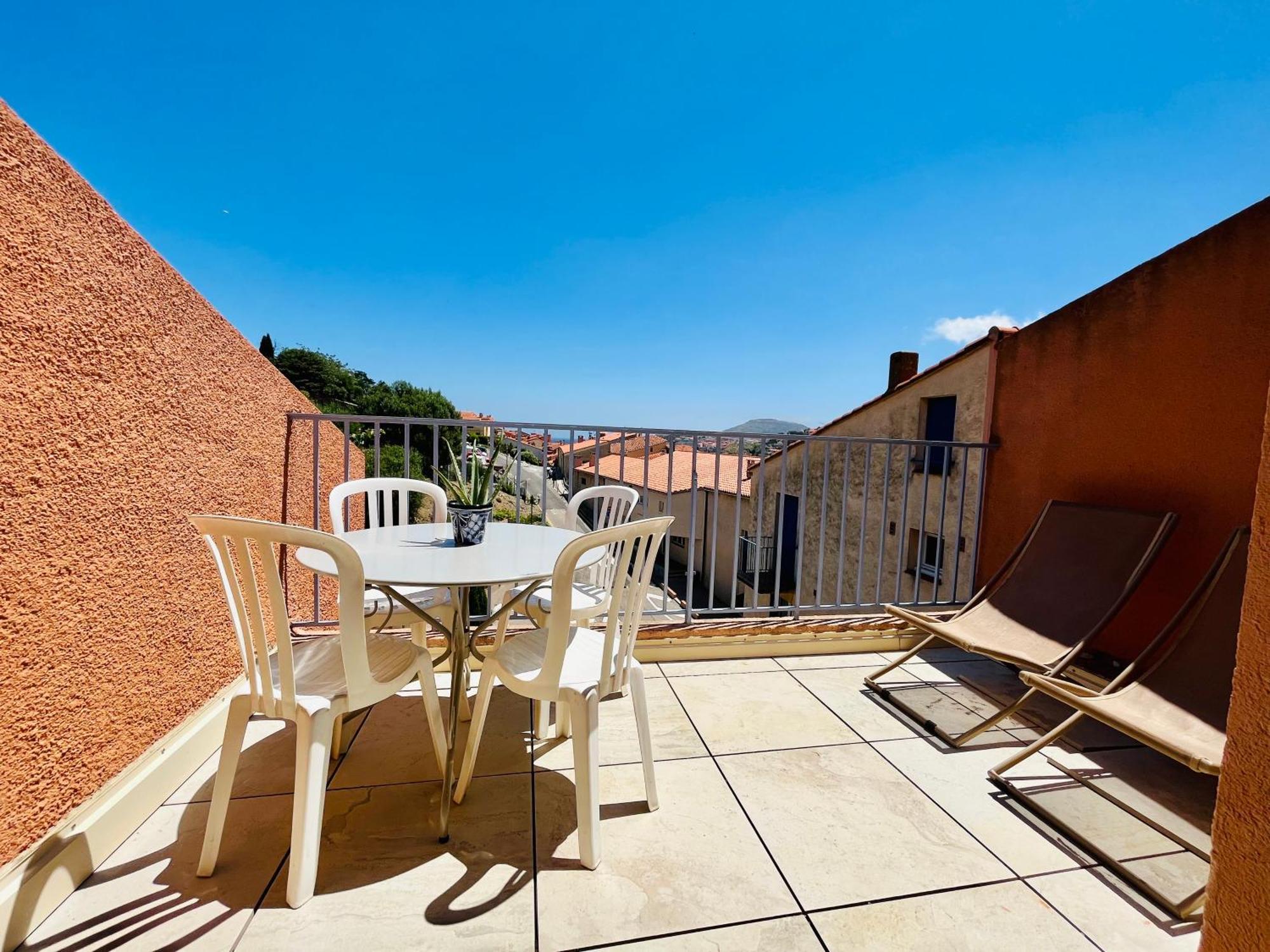 Appartement Collioure, Grande Terrasse Et Parking Exteriör bild